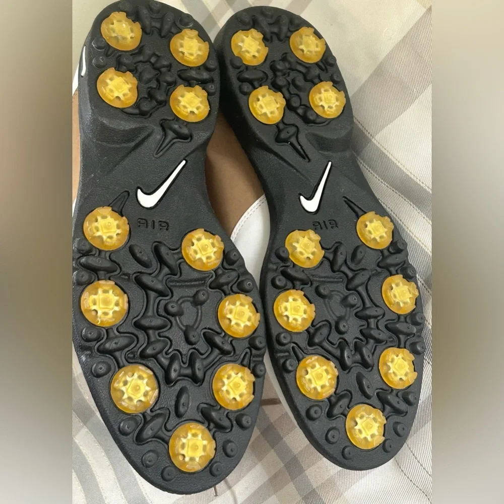 NIKE GOLF SHOES AIR ABERDEEN LEATHER UPPER WOMEN’S GOLF CLEATS - Picture 13 of 16